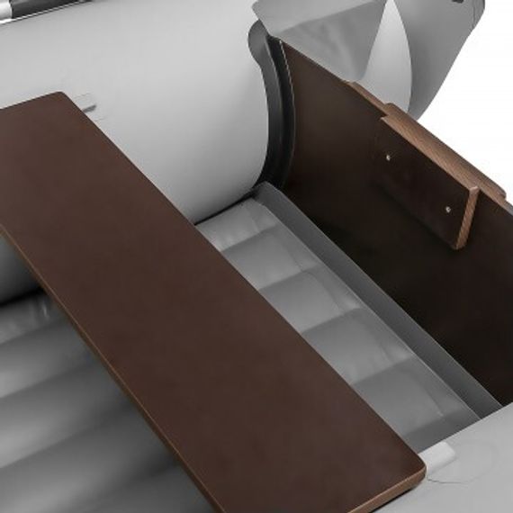 Лодка Тонар Капитан A330 (надувное дно) бело-серый