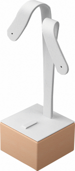 Подставка для гарнитура/ушки/2 отверстия/язычок/квадратное основание/Н-130 мм.