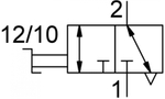 Отсечной клапан Festo HE-3-QS-12
