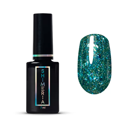 9283 RuNail Гель-лак Светоотражающий с фольгой "Горячий лёд", 7 мл