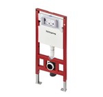 Инсталляция для подвесного унитаза TECEspring, пластиковая панель смыва TECEspring R, черная матовая S955102