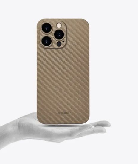 Чехол-накладка K-DOO AIR CARBON Ультратонкий Для Apple iPhone 13 Pro Max (6.7) Gold