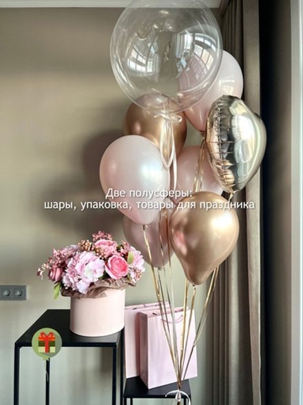 Фонтан из шаров Пастель