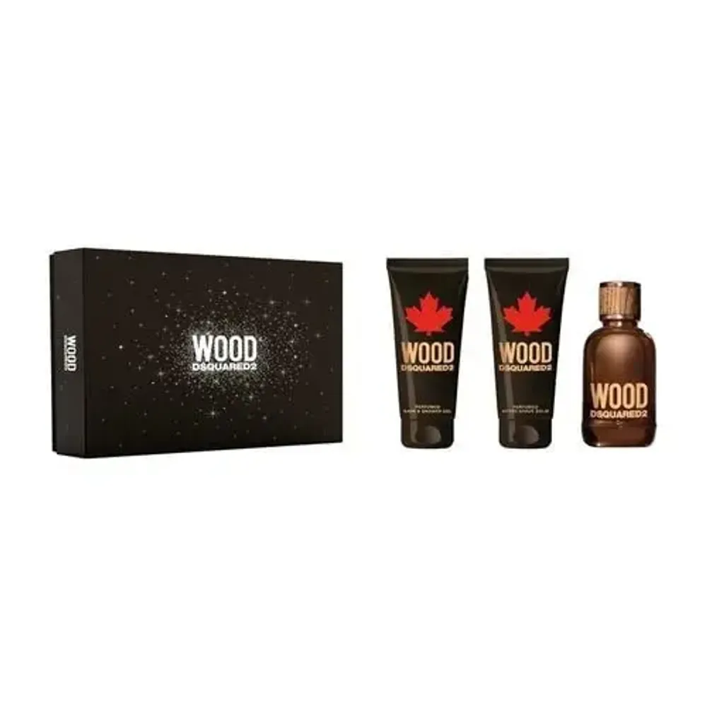 Унисекс парфюмерная вода Dsquared² Wood for him Gift Set с древесными нотами 50ml &amp; 75ml