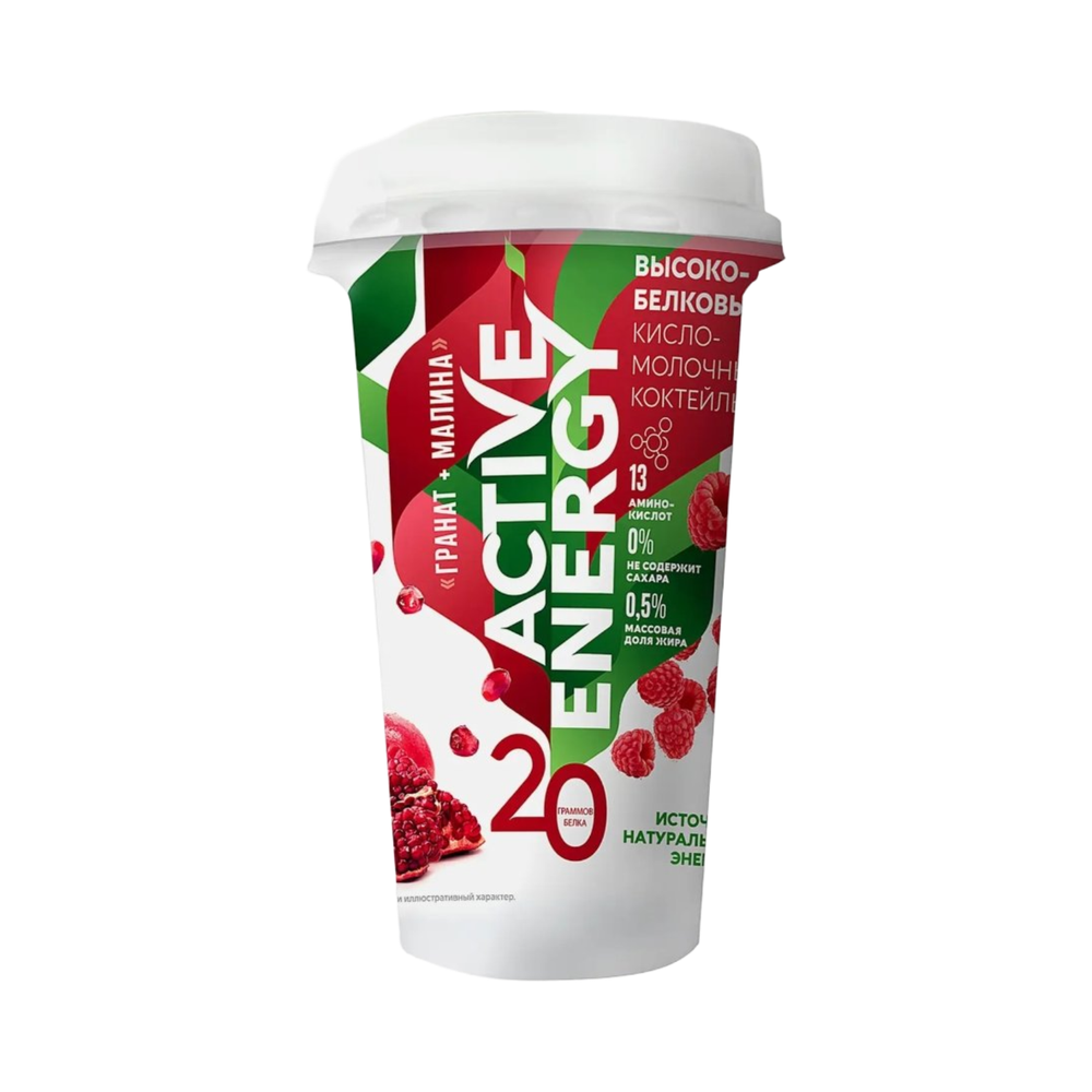 Коктейль с соком Граната и малины 0,5% 230мл