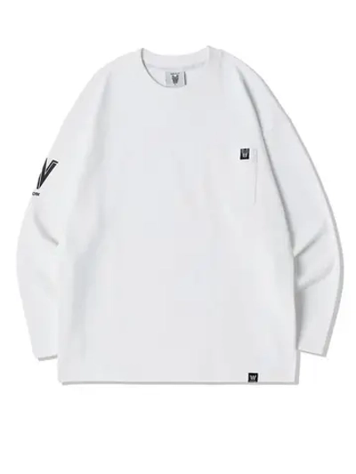 Свитшот с длинным рукавом с карманом и логотипом ladok