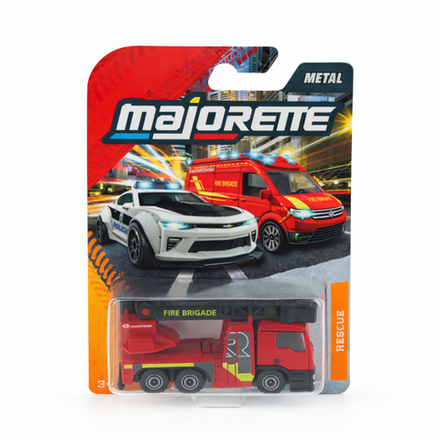 Металлическая машинка Majorette Rescue 3000003 6 пожарная машина MAN TGS 1:64 3000003 6