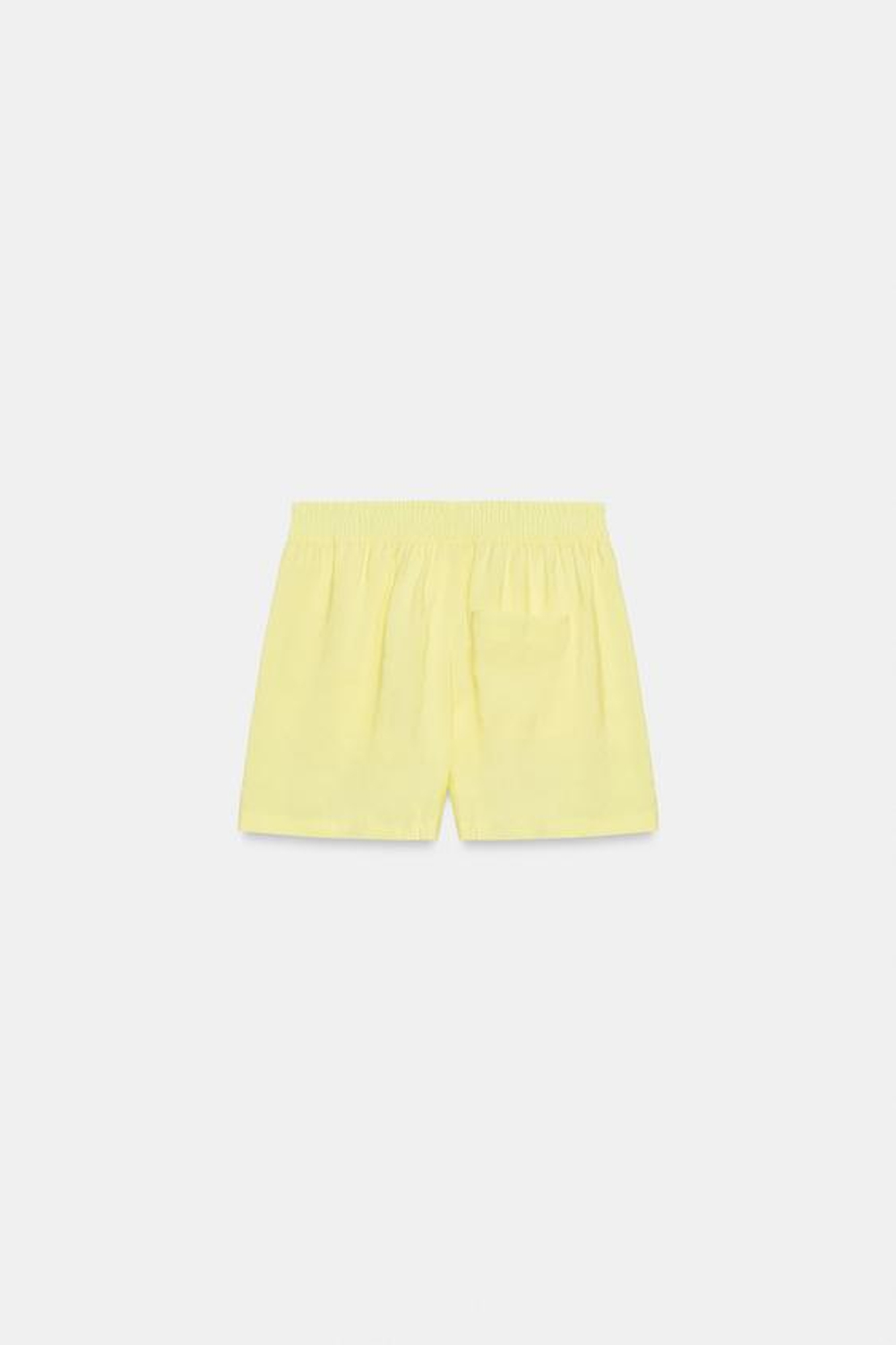 ZARA СВОБОДНЫЕ ШОРТЫ С ЭЛАСТИЧНЫМ ПОЯСОМ, ЖЕЛТЫЙ