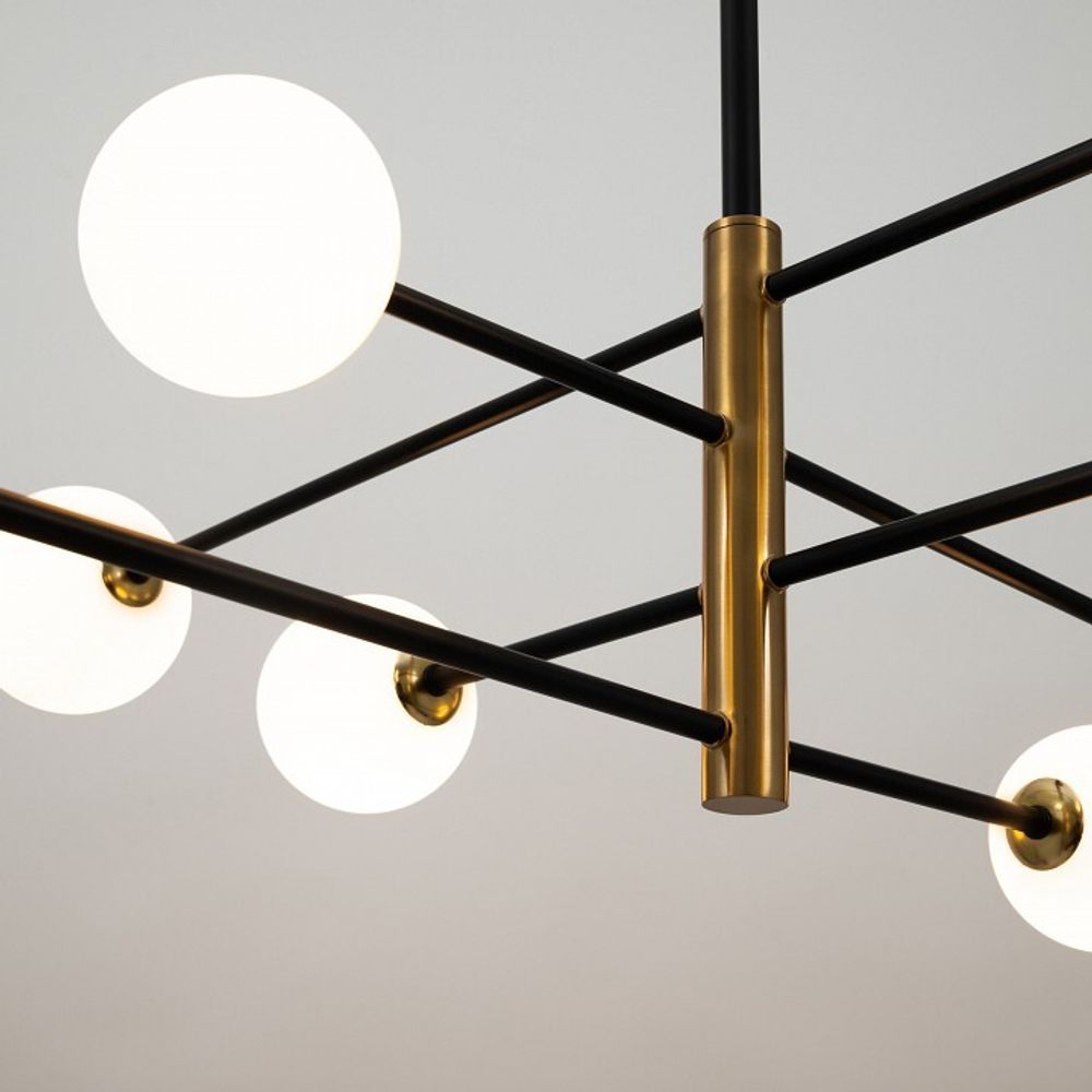 Люстра на штанге Freya Sphirity FR5376CL-08B