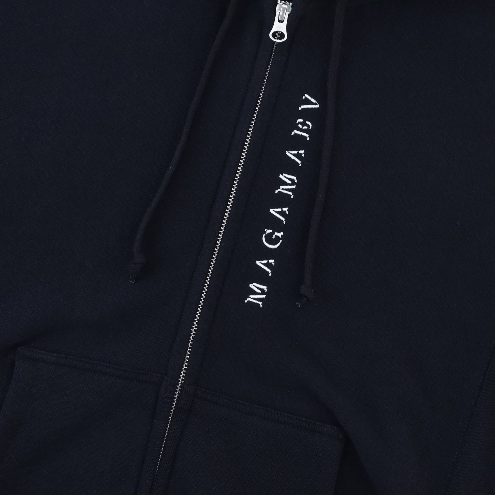 Худи Magamaev Script zipper hoodie (black) артикул: - купить в магазине Дайс