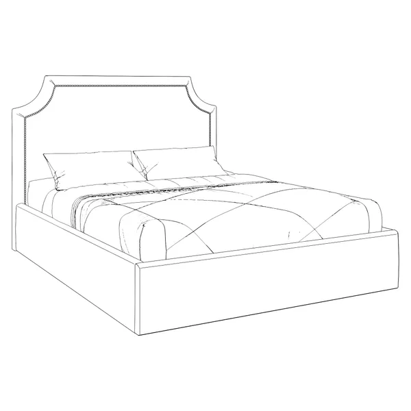 Кровать с подъемным механизмом