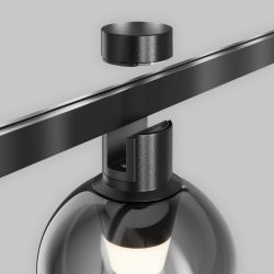 Трековый магнитный светодиодный светильник Maytoni Flarity Bubble TR148-1-3W3K-B