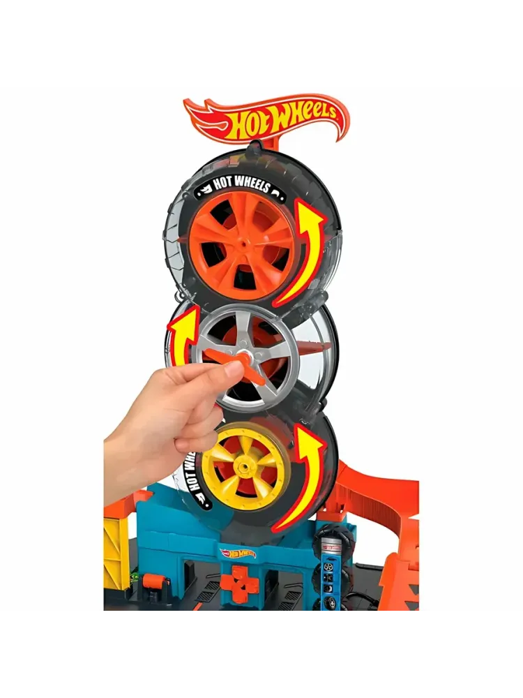 Игровой набор трек Сити Шиномонтажная мастерская HDP02