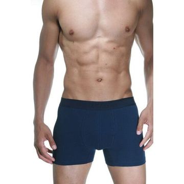 Набор мужских трусов боксеров 3в1 (белые, темно-синие, белые с принтом) DARKZONE DZN9011