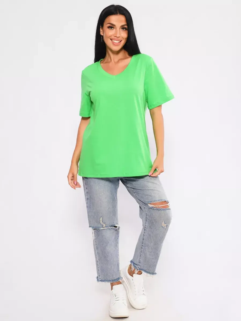 Футболка базовая большие размеры