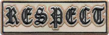 Нашивка RESPECT большой
