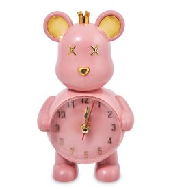 GAEM Art CL-09/1 Будильник «Медвежонок» розовый