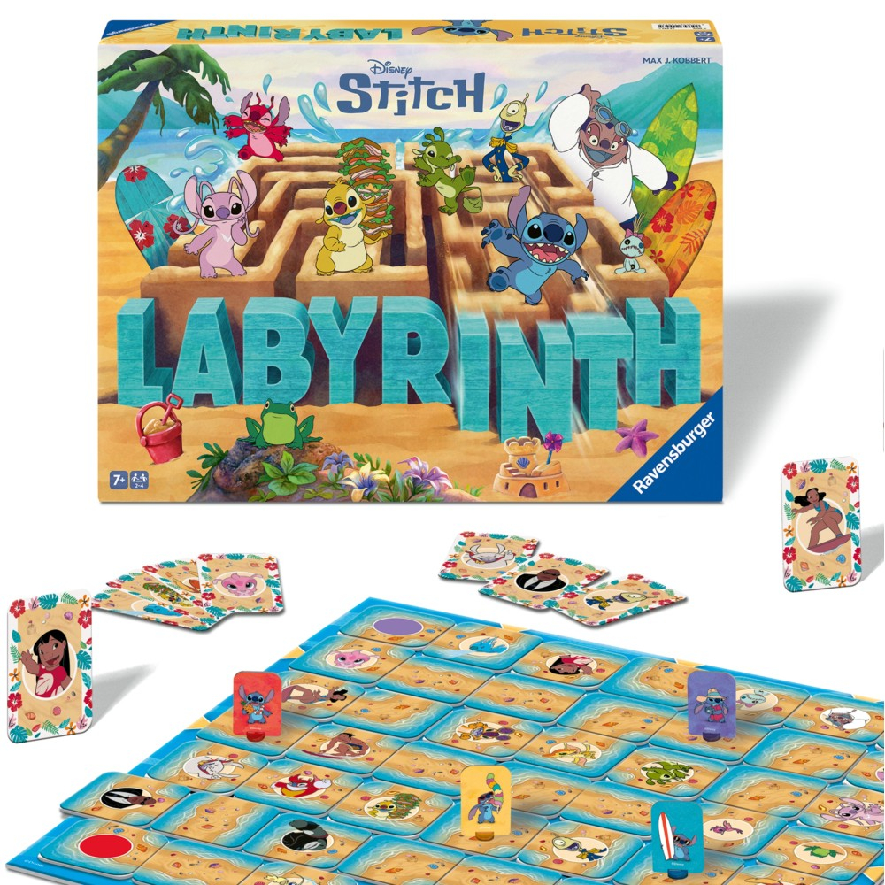 Настольная игра Ravensburger 249626 Лабиринт Stitch 249626 — фото 1
