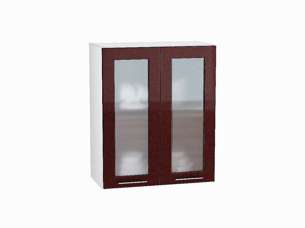 Шкаф верхний с 2-мя остекленными дверцами Валерия-М