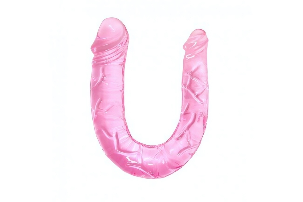 Двойной фаллоимитатор в мягкой упаковке Double Mini Dildo ROSYLAND (розовый) (Цвет: розовый)