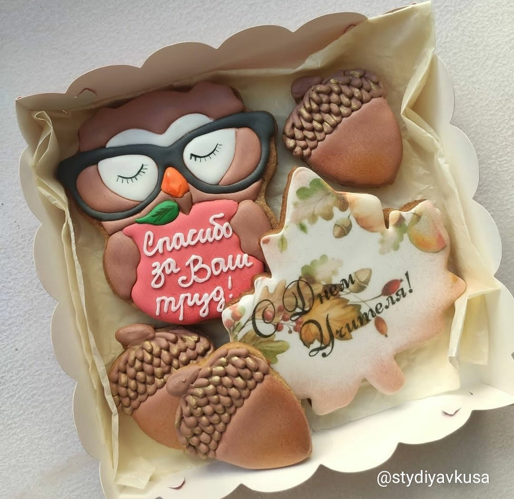 Сова №37 с яблоком