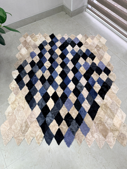 Меховой Коврик прикроватный накидка на кресло из овчины