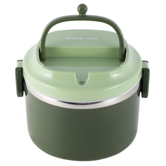Ланч бокс 1000 мл. Kamille KM 2135 (пластик, нержавеющая сталь)