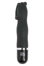 Черный мини-вибратор для клитора Sweet Touch - 13,9 см. (Цвет: черный)