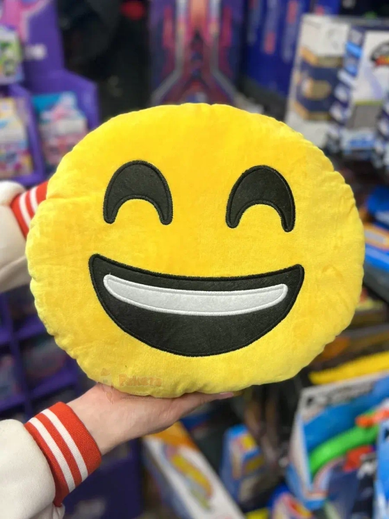Мягкая игрушка Смайл Подушка смайлик круглая