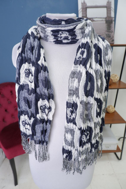 Шарф Pashmina с бахромой