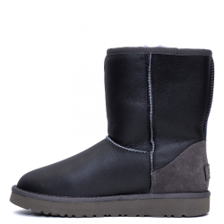 UGG Mens Classic Short Metallic Grey