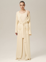 C0385-01 молочный L-XL/164 Кардиган dbr