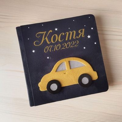 Заготовка для тиснения "Машина" двухслойная