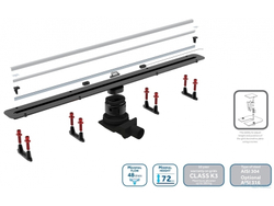 Желоб водосток Pestan Slim 450  напольный нержавеющая сталь 13100031