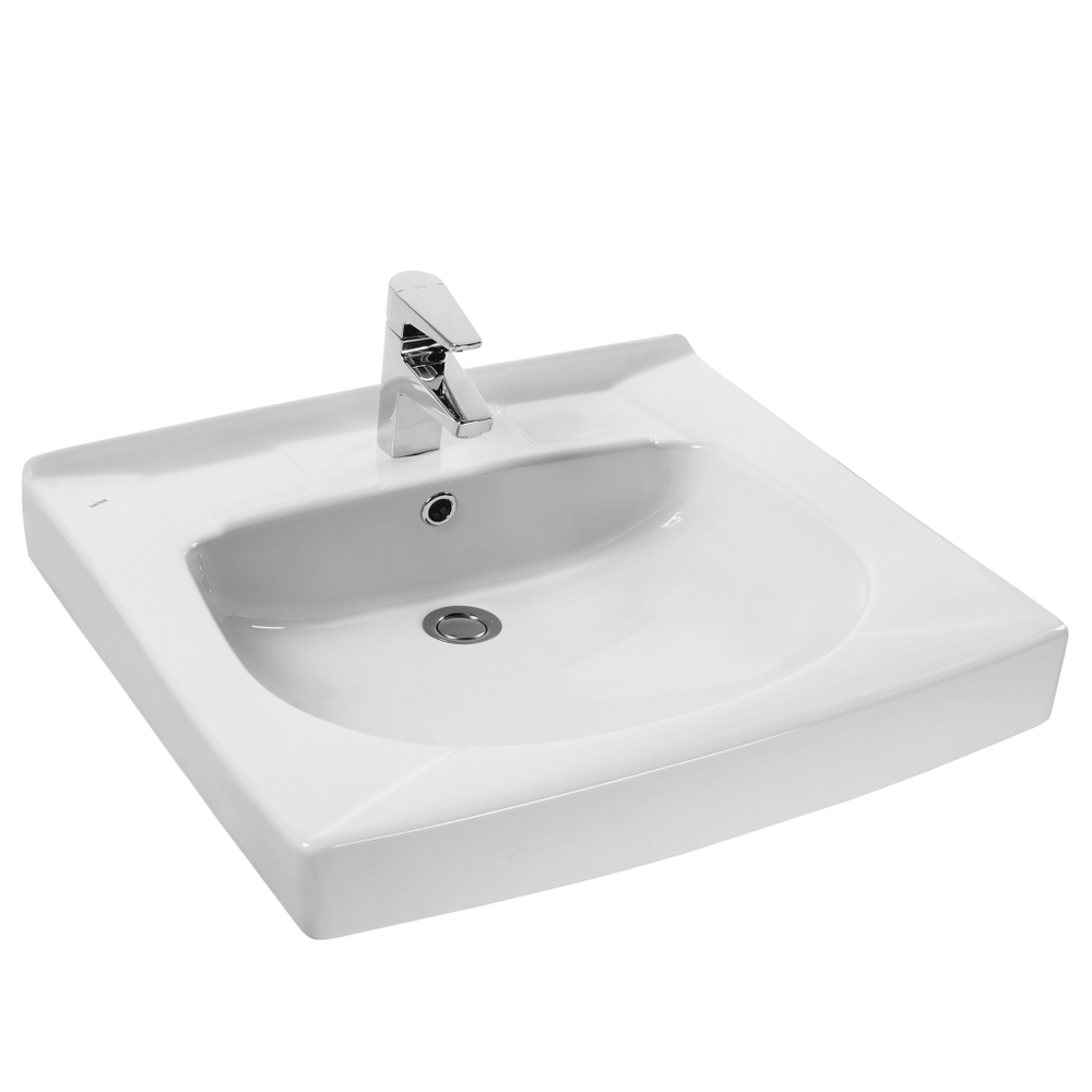 Раковина Santek Пилот 60х60 с кронштейнами и сифоном 1WH301971