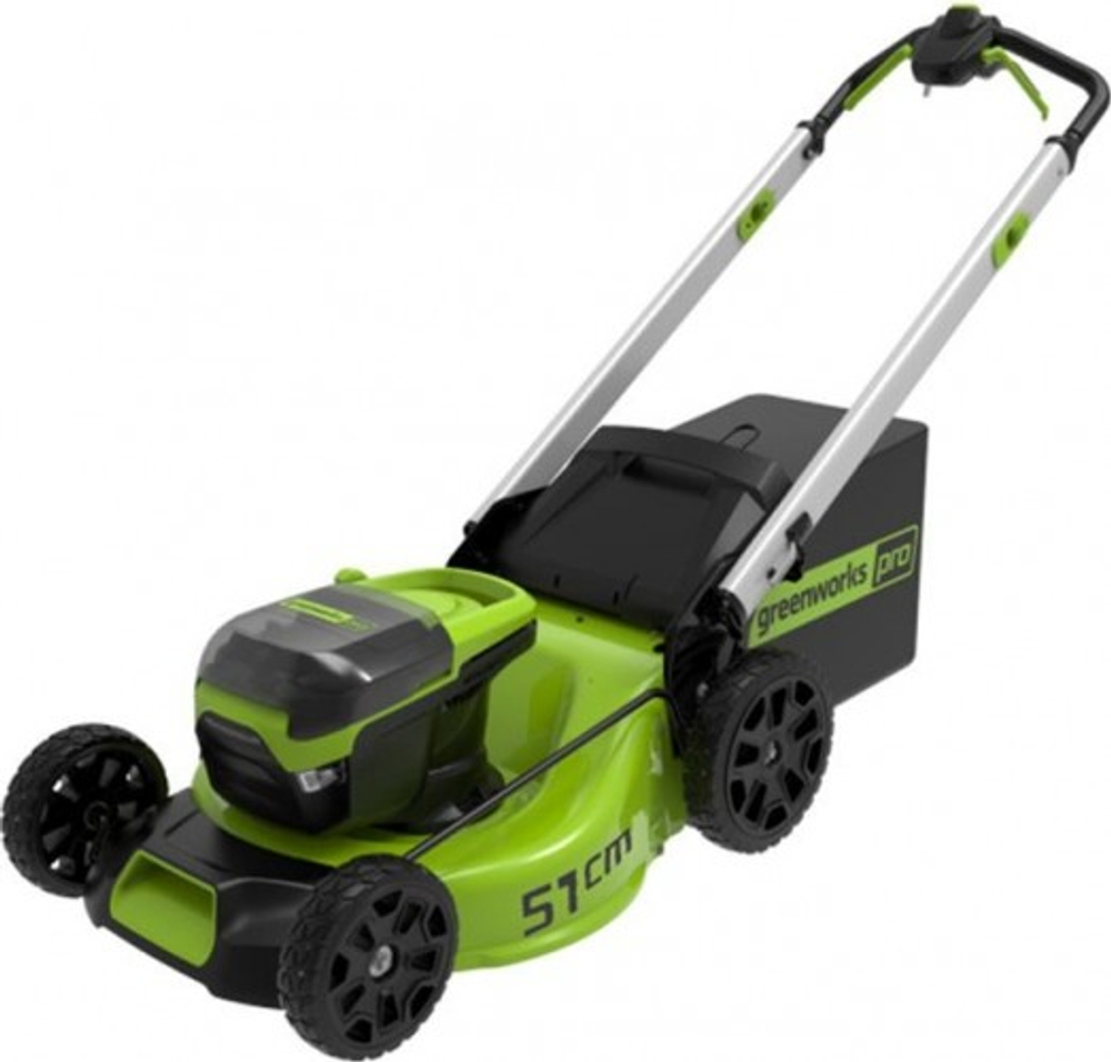 Газонокосилка аккумуляторная GREENWORKS GD60LM51SP 60V, самоходная, бесщеточная, без АКБ и ЗУ 2514307