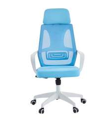 Офисное кресло Chairman CH636 белый пластик, синий