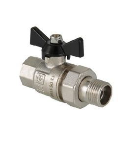 Кран шаровой усиленный Valtec Perfect VT.327.N ВР/НР с полусгоном ручка-бабочка