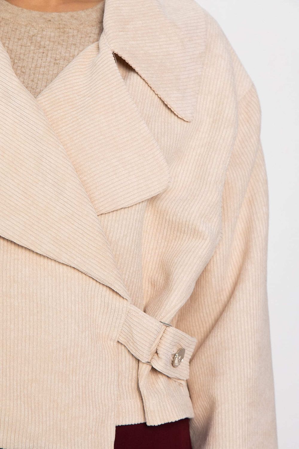 Жакет укороченный Динара (бежевый) Б14326-39М LT Collection