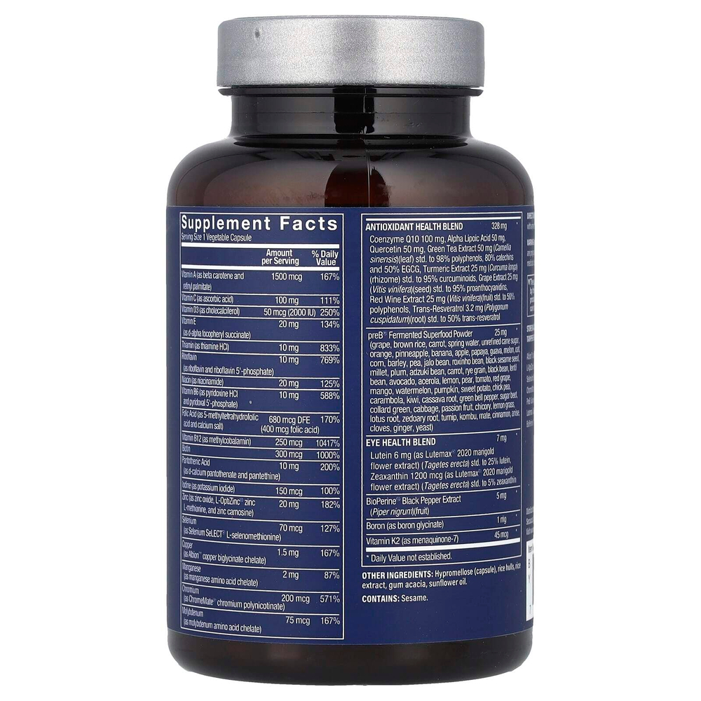 Vthrive, Bioactive Men's 50+ One Daily Multi, 30 растительных капсул