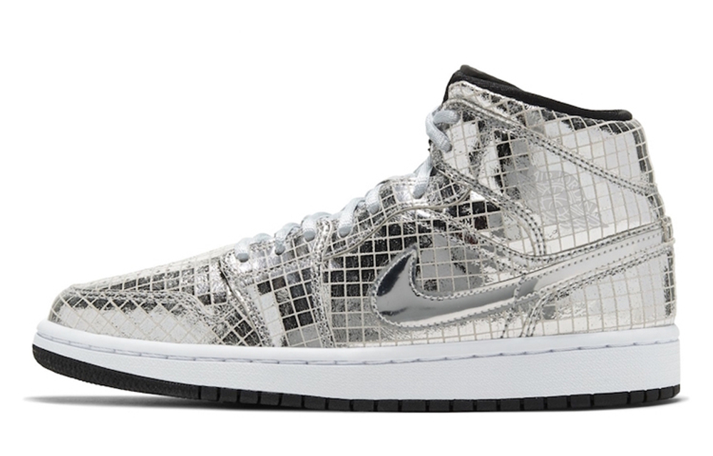 Кроссовки Jordan Air Jordan 1 Mid "Disco Ball" (Женская размерная сетка)