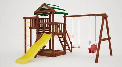 Игровая площадка Савушка Мастер 3 (4 сезона) - развитие, спорт и зимний скат