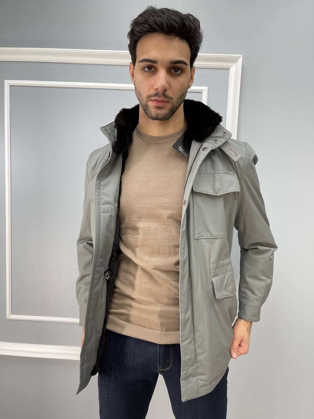 Куртка Loro Piana с мехом