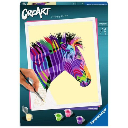 Ravensburger - Книжка-раскраска CreArt Zebra 289943