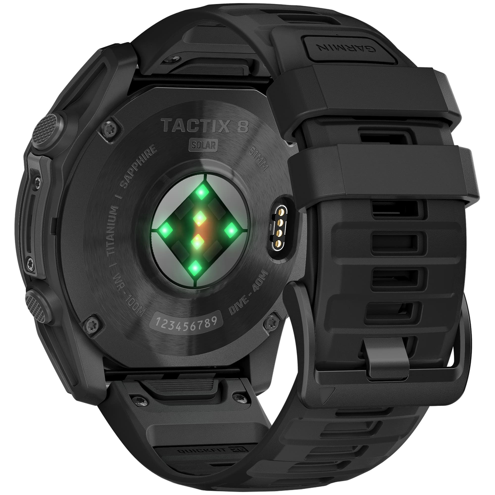 8 Garmin Tactix 8 51мм Solar Sapphire Черные