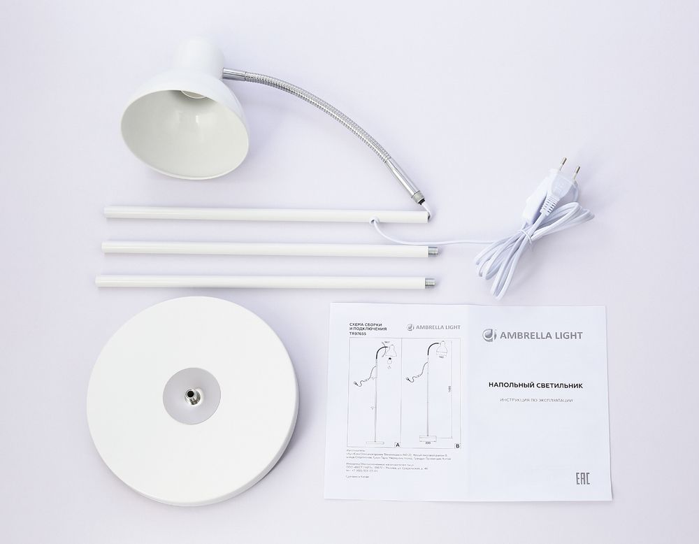 Ambrella Светильник напольный с выключателем на проводе Floor TR97655