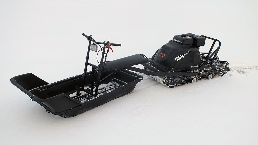 Мотобуксировщик ТОФАЛАР 500 с модулем Толкач