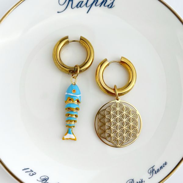 Подвеска Рыбка с эмалью