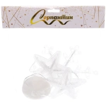 Фигура светодиодная «Снежинка» 16.5*17.5 см (батарейки 3 ААА), 1 реж, Белый