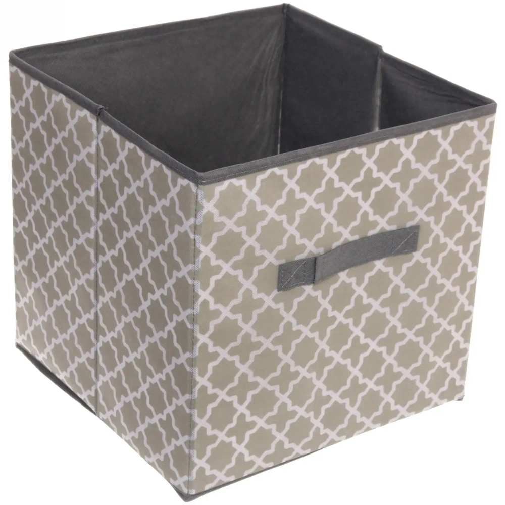 Короб - органайзер складной для хранения вещей «ЛОККИ», цвет бежевый, 31*31*31см